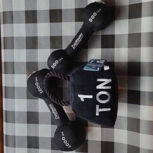 3 Bark Destroyers Club Weight Dog Toys